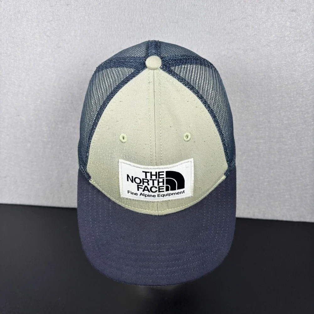 The North Face Mudder Trucker adjustable snapback hat‎ cap Unisex OSFM Navy Blue